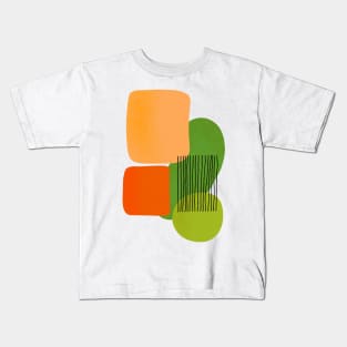 Geometric Colorful Shapes Kids T-Shirt